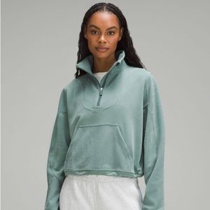 Lululemon Brushed Softstreme Ribbed Half Zip